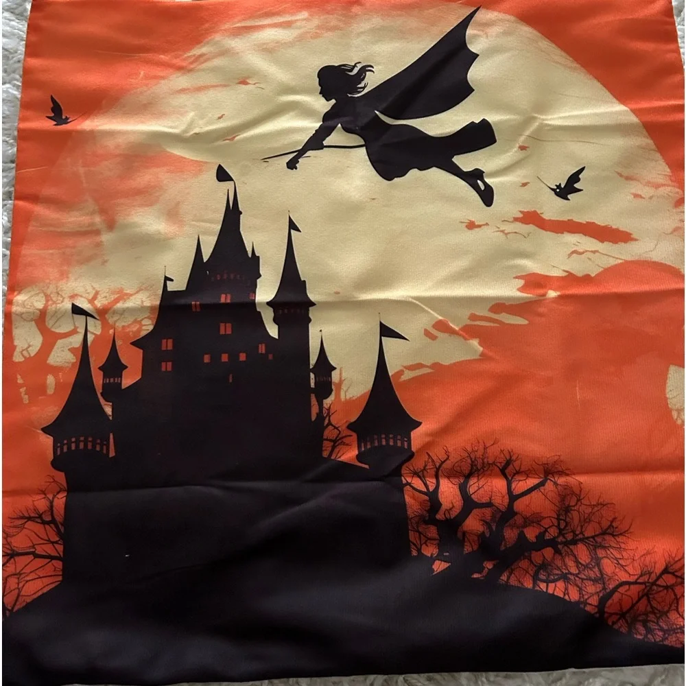Halloween Witchy Pillow Cover